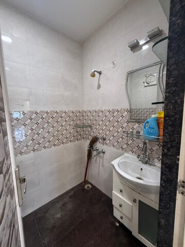 Bathroom in 3 BHK Builder Floor at Kalkaji – for Rent