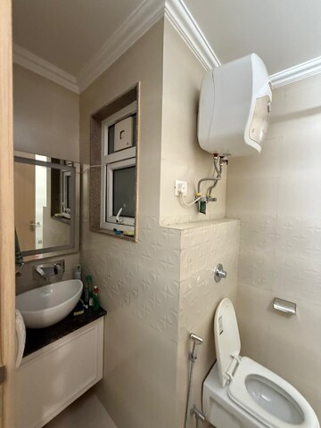 Bathroom in 3 BHK Builder Floor at Chittaranjan Park – for Rent