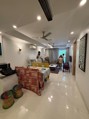 Living Room in 3 BHK Builder Floor at Chittaranjan Park – for Rent
