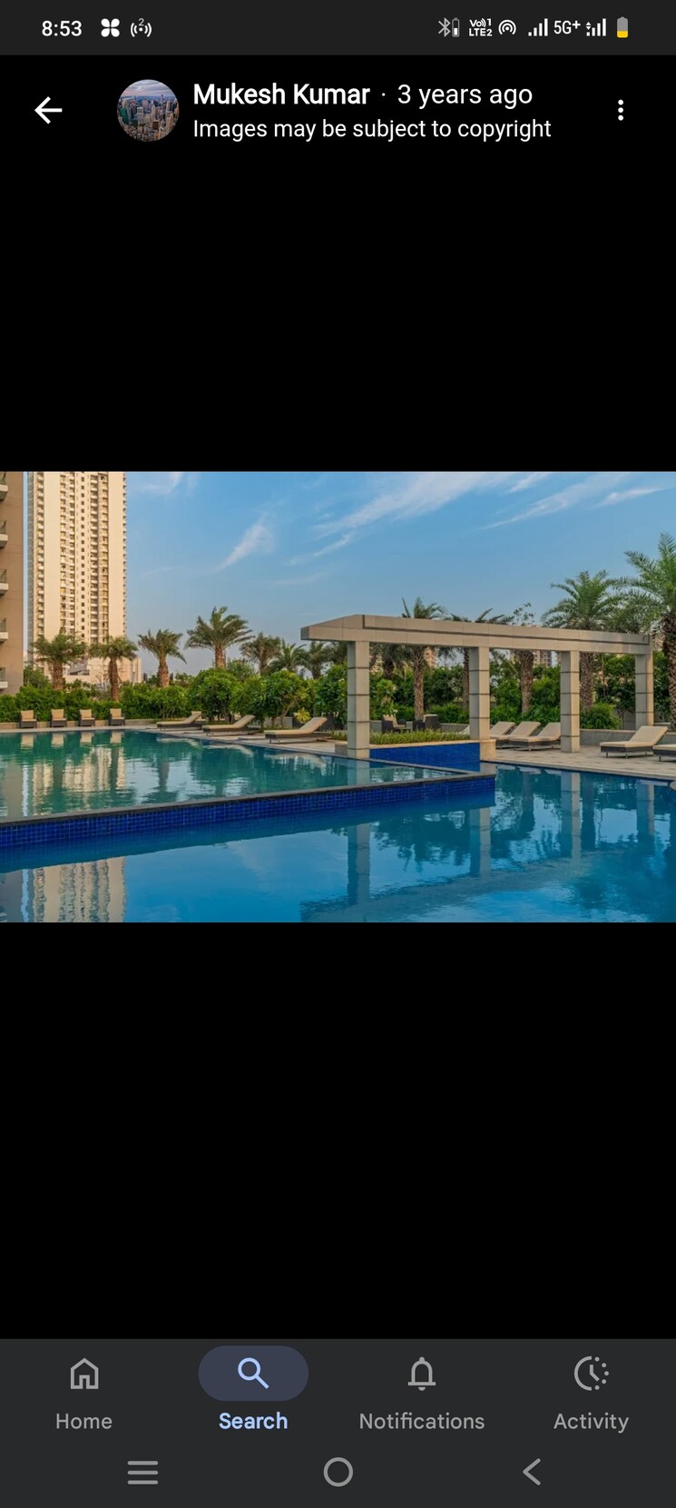 Swimming Pool, dlf-the-ultima 3.5 Bedroom 2103 Sq.Ft. Apartment In Sector 81 Gurgaon 8913994
