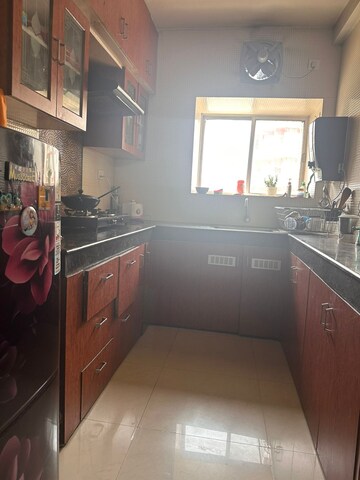 Kitchen in 2 BHK Apartment at Rail Vihar Apartment, Sector 15 – for Rent