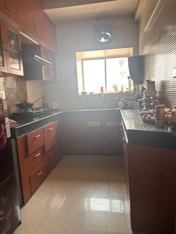 Kitchen in 2 BHK Apartment at Rail Vihar Apartment, Sector 15 – for Rent