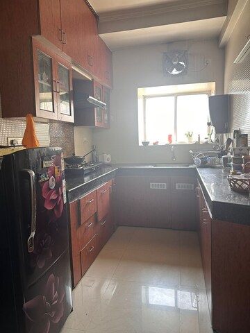 Kitchen in 2 BHK Apartment at Rail Vihar Apartment, Sector 15 – for Rent