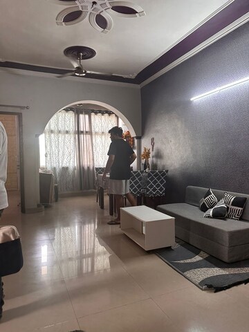 Living Room in 2 BHK Apartment at Rail Vihar Apartment, Sector 15 – for Rent