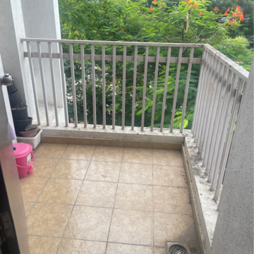 Balcony in 2 BHK Apartment at Paramount Altissimo, Wakad – for Sale