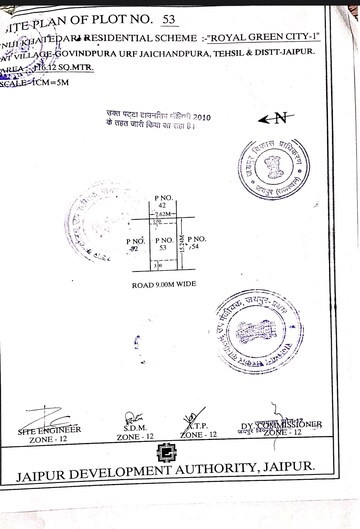  Plot – Map Location View at Gokul Kripa Royal Green City, Jaichandpura - for Sale