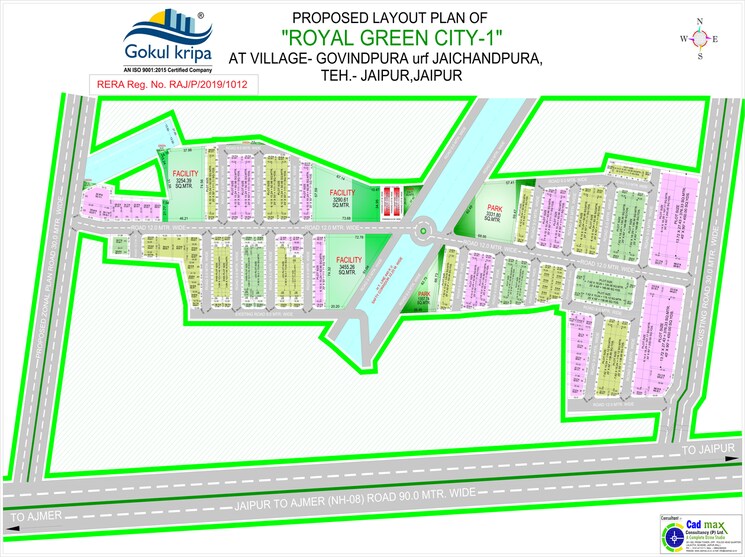 Map Location, gokul-kripa-royal-green-city  139 Sq.Yd. Plot In Jaichandpura Jaipur 8914025