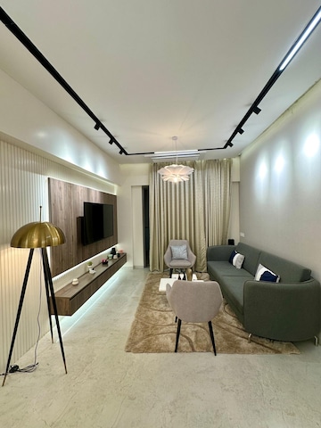 Living Room in 2 BHK Builder Floor at Adani Airica, Kanjurmarg West – for Sale