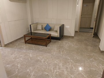 Living Room in 3 BHK Builder Floor at Allure Estate, Sector 14 – for Rent