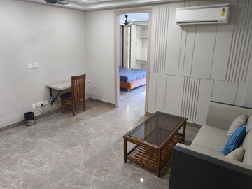 Living Room in 1 BHK Builder Floor at The Images Floors, Sector 51 – for Rent