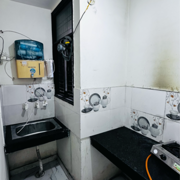 Kitchen in 1 BHK Apartment at Phi Iv Greater Noida – for Rent