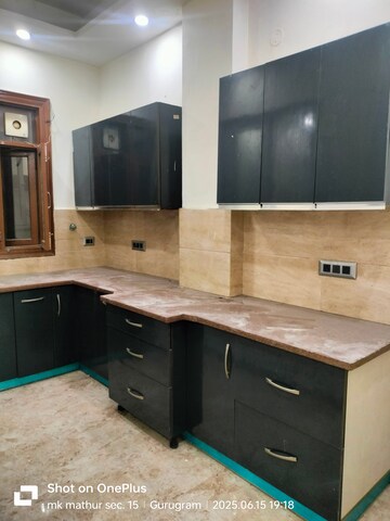Kitchen in 2 BHK Builder Floor at Ganga Complex Gurgaon, Sector 12 – for Rent