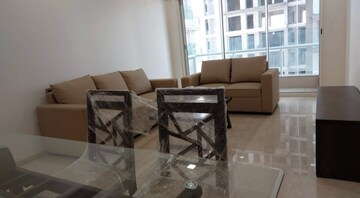 Living Room in 3 BHK Apartment at Omkar Alta Monte, Malad East – for Rent