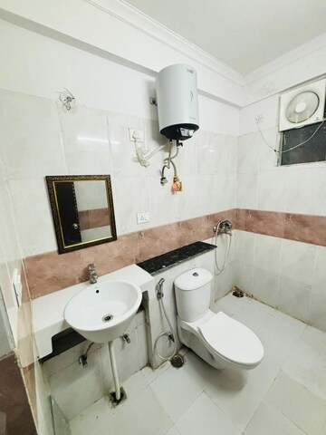 Bathroom in 2 BHK Apartment at Himgiri Enclave, Burari – for Rent