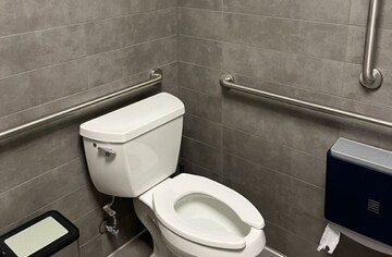 Bathroom in  Office Space at Hubtown Solaris, Andheri East – for Rent