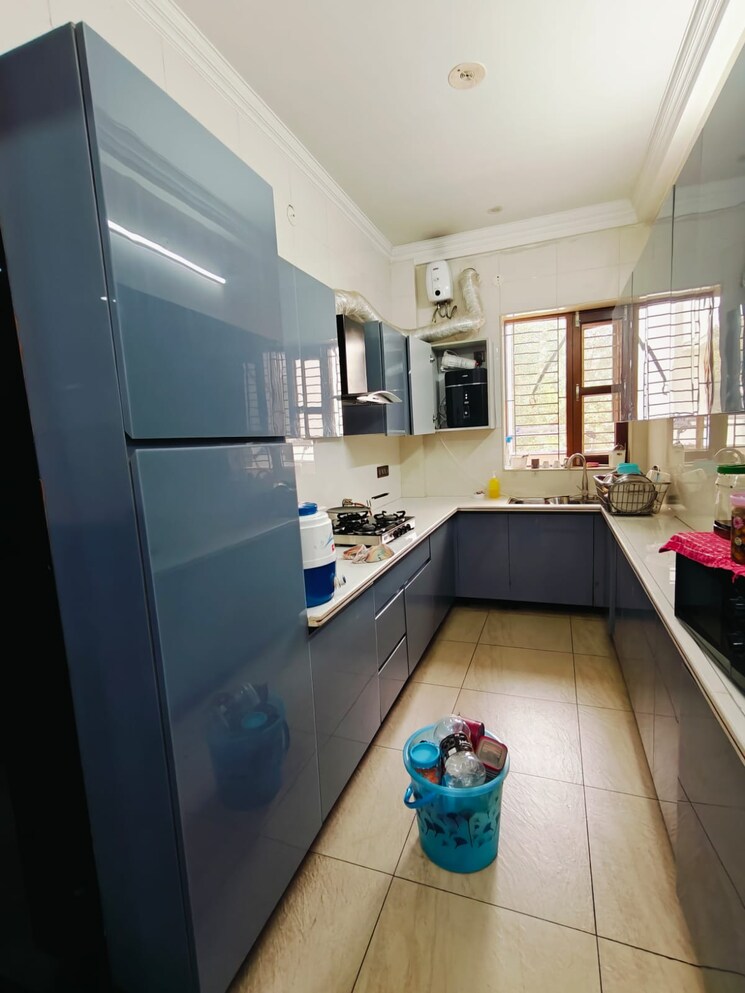 Kitchen, mvl-ipark 3 Bedroom 1500 Sq.Ft. Builder Floor In Sector 15 Gurgaon 8914337