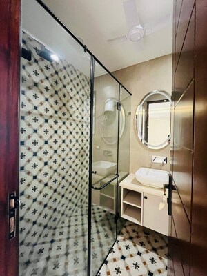 Bathroom in 4 BHK Builder Floor at Green Fields Colony – for Sale