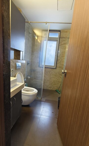 Bathroom in 3 BHK Apartment at Orchid Tower, Worli – for Rent