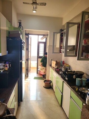 Kitchen in 3 BHK Builder Floor at Sushant Lok 2, Sector 57 – for Sale