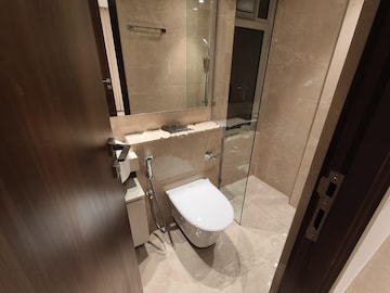 Bathroom in 1 BHK Apartment at Hiranandani Highland, Powai – for Rent