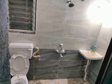 Bathroom in 2 BHK Apartment at Venkateshwara Pearl Wing A, Ambegaon Budruk – for Rent