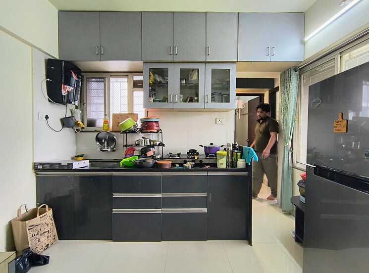 Kitchen, venkatesh-graffiti 1 Bedroom 500 Sq.Ft. Apartment In Keshav Nagar Pune 8914497