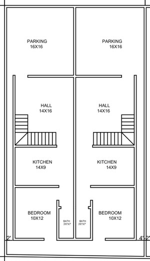 Floor Plan in 3 BHK Independent House at Lohgaon – for Sale