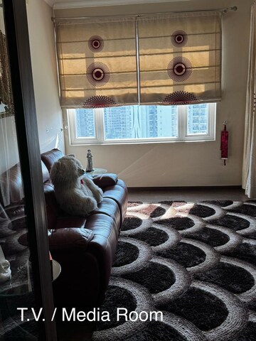 Living Room in 3 BHK Apartment at Unitech Uniworld City, Sector 30 – for Sale
