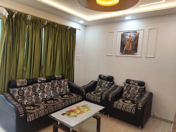Living Room in 2 BHK Apartment at Five Star Royal Entrada, Wakad – for Rent