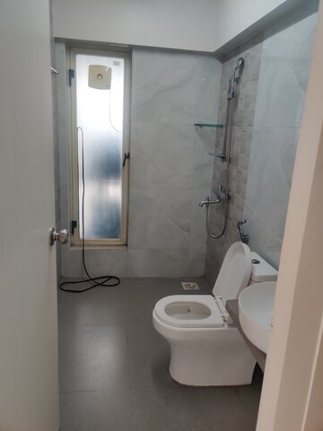 Bathroom in 4 BHK Apartment at Jinam Lovely CHS, Malad East – for Rent