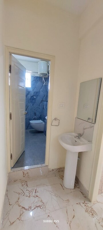 Bathroom in 3 BHK Apartment at Kaggadasapura – for Rent