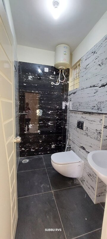 Bathroom in 3 BHK Apartment at Kaggadasapura – for Rent
