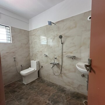 Bathroom in 3 BHK Builder Floor at Banashankari – for Rent