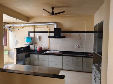 Kitchen in 3 BHK Apartment at Thaltej – for Rent