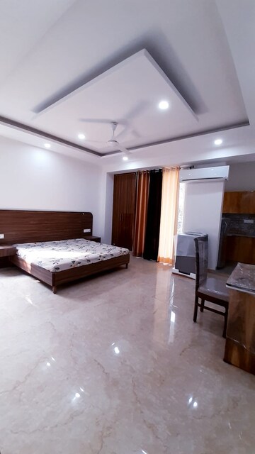Living Room in 1 BHK Builder Floor at Sushant Lok I – for Rent