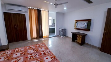 Bedroom in 1 BHK Builder Floor at Sushant Lok I – for Rent