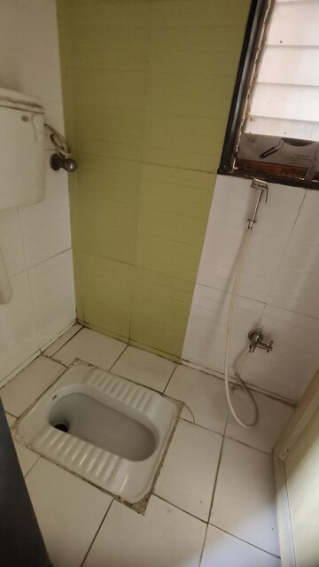 Bathroom in 1 BHK Apartment at Sanghvi Valley, Kalwa – for Rent