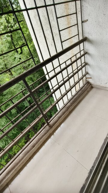 Balcony in 1 BHK Apartment at Sanghvi Valley, Kalwa – for Rent