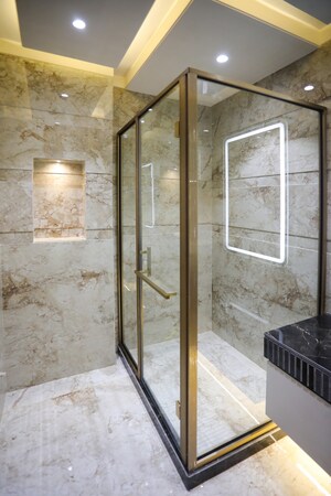 Staircase in 4 BHK Builder Floor at Emaar Marbella, Sector 66 – for Sale