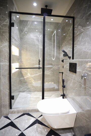 Bathroom in 4 BHK Builder Floor at Emaar Marbella, Sector 66 – for Sale