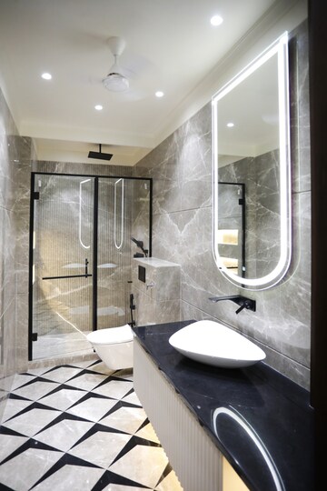 Bathroom in 4 BHK Builder Floor at Emaar Marbella, Sector 66 – for Sale