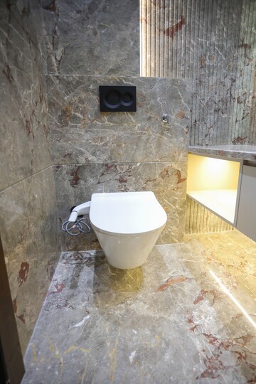 Bathroom in 4 BHK Builder Floor at Emaar Marbella, Sector 66 – for Sale