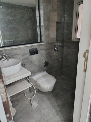 Bathroom in 3 BHK Apartment at Nahar Amaryllis Towers and Plaza, Chandivali – for Rent