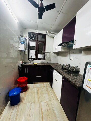 Kitchen in 2 BHK Builder Floor at Sushant Lok I – for Rent