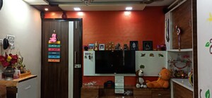 Living Room in 1 BHK Apartment at Arkade Art, Mira Road – for Sale