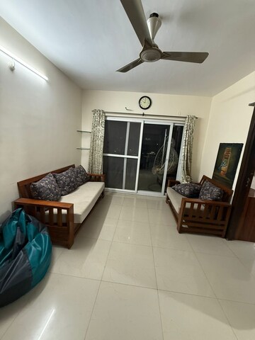 Living Room in 3 BHK Apartment at Theme Ambience Golf View, Gachibowli – for Rent