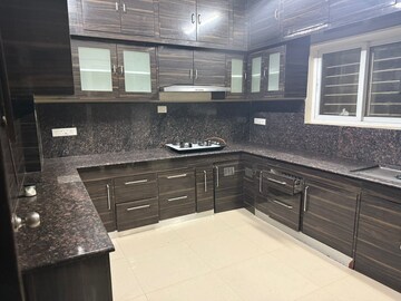 Kitchen in 3 BHK Apartment at Theme Ambience Golf View, Gachibowli – for Rent