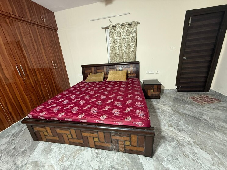 Bedroom, theme-ambience-golf-view 3 Bedroom 1808 Sq.Ft. Apartment In Gachibowli Hyderabad 8914878