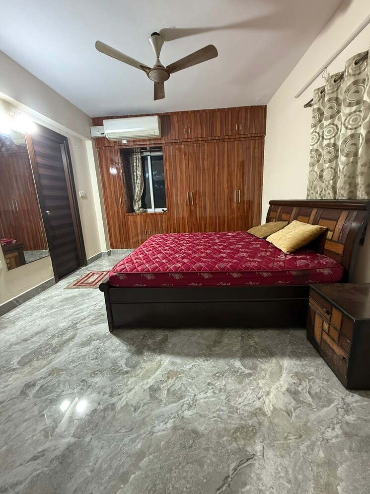 Bedroom, theme-ambience-golf-view 3 Bedroom 1808 Sq.Ft. Apartment In Gachibowli Hyderabad 8914878