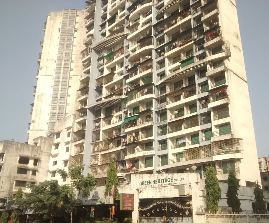 2 BHK + Extra Room Apartment For Sale in Green Heritage